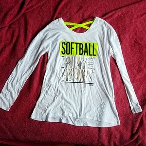 Justice girl's long sleeve shirt size 18